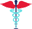 Caduceus with wings