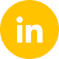 Social LinkedIn icon in yellow circle